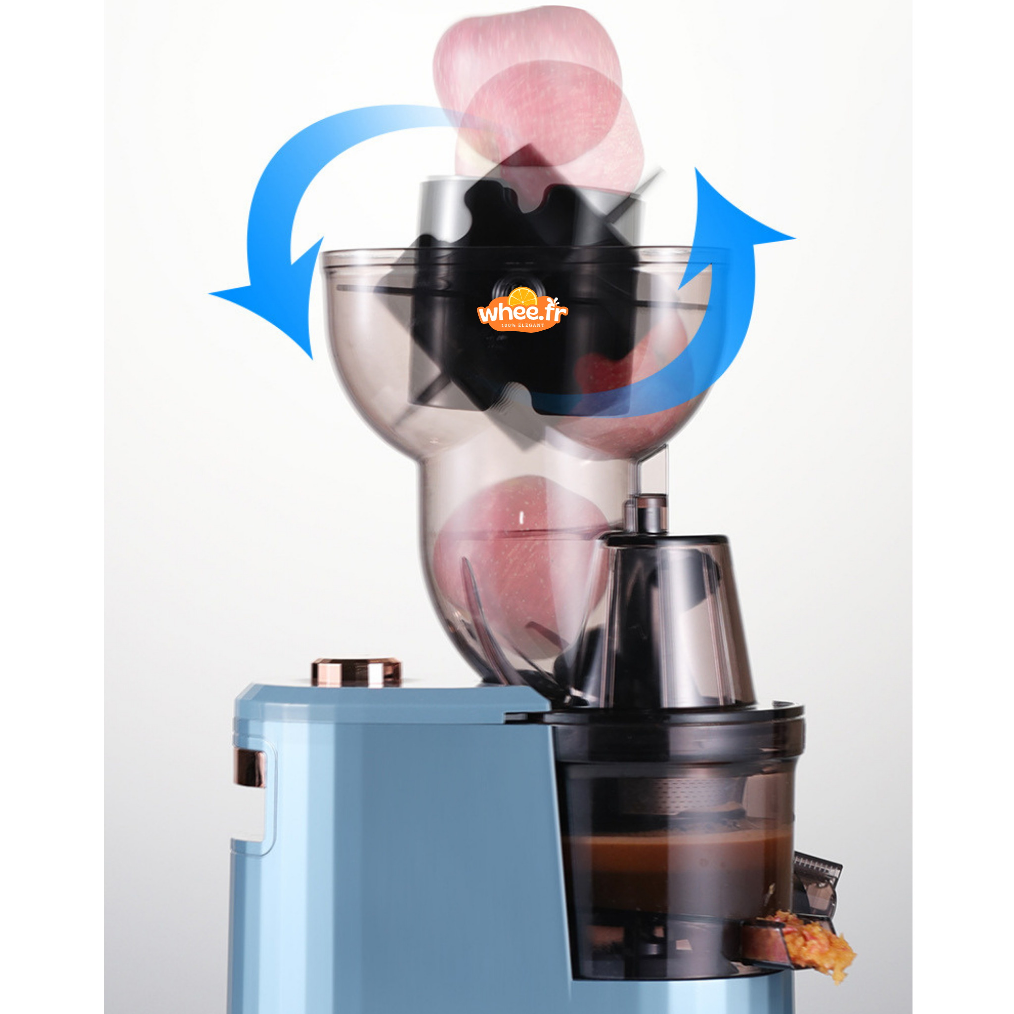 Extracteur de Jus Grand Calibre Séparation Pulpe/Jus