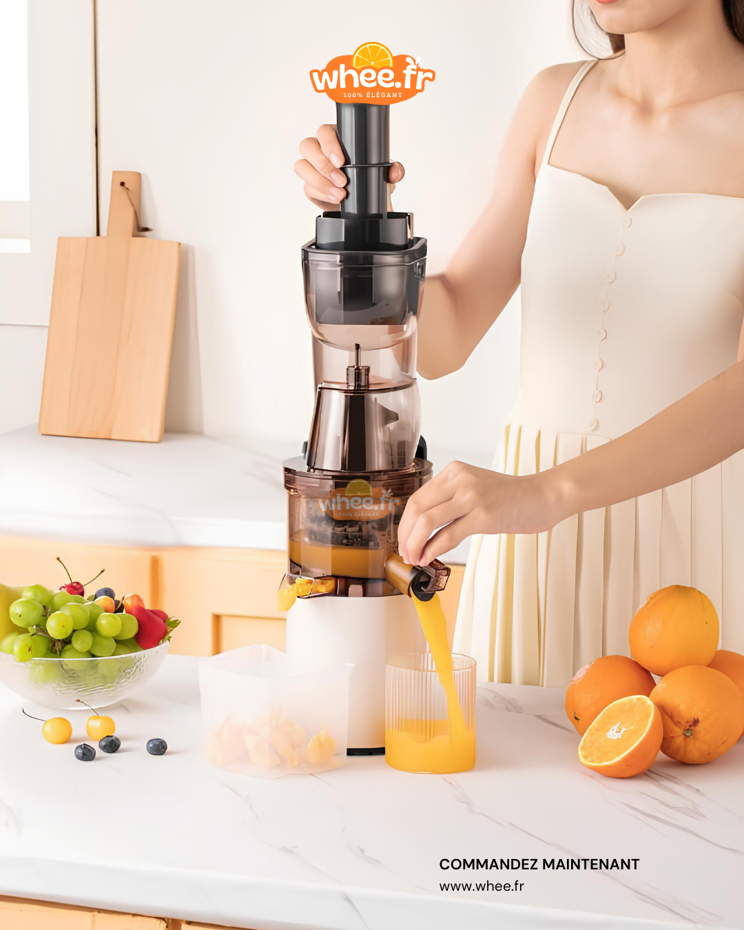 Extracteur de Jus multifonction automatique – Rouge