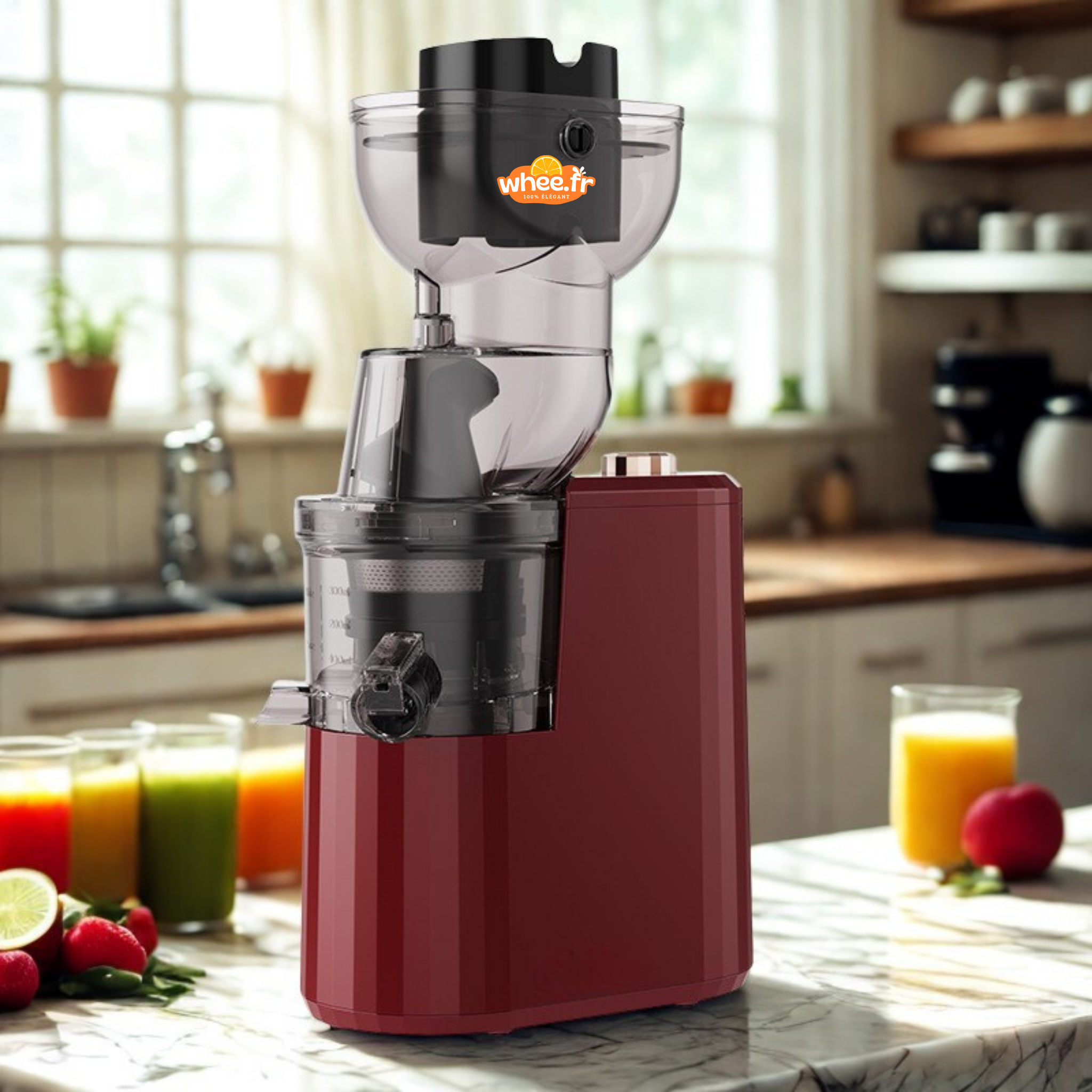 Extracteur de Jus Grand Calibre Séparation Pulpe/Jus